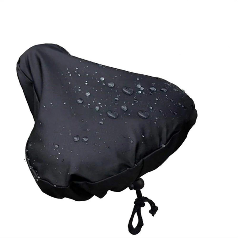 Tejesa 1pc Bicycles Saddle Seat Rain Cover Oxford Cloth Dust-proof Cushion Protector Replacing Outdoor Biking Guard