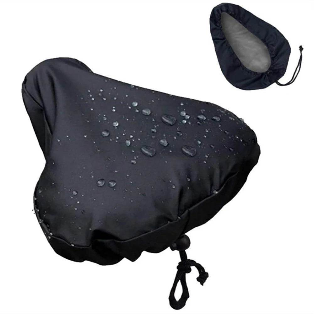 Tejesa 1pc Bicycles Saddle Seat Rain Cover Oxford Cloth Dust-proof Cushion Protector Replacing Outdoor Biking Guard