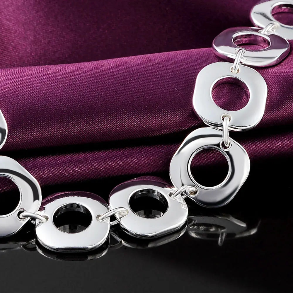 Hemasa  925 Sterling Silver Bracelets  for women /girls