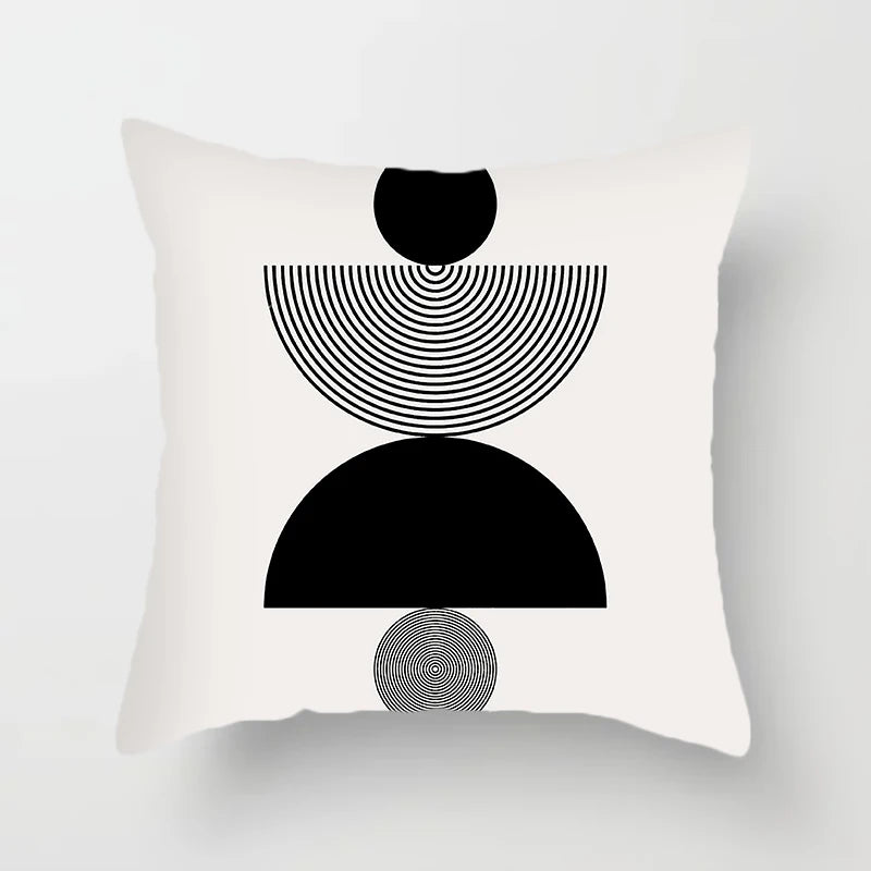 Hemasa Abstract Geometric Decorative Pillowcase Sofa Cushion Cover Soft Throw   Home Office Bedroom