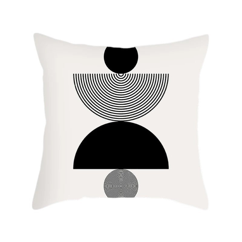 Hemasa Abstract Geometric Decorative Pillowcase Sofa Cushion Cover Soft Throw   Home Office Bedroom