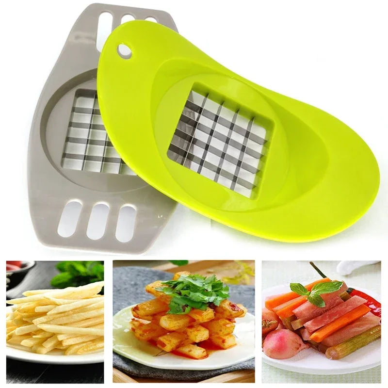 Hemasa Stainless Steel Potato Cutter Vegetable Fruit Slicer Chopper Chipper  for Kitchen