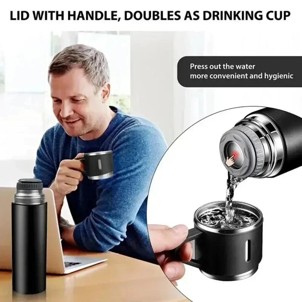 Hemasa 500ML 304 Stainless Steel Vacuum Insulated Bottle Gift Mug