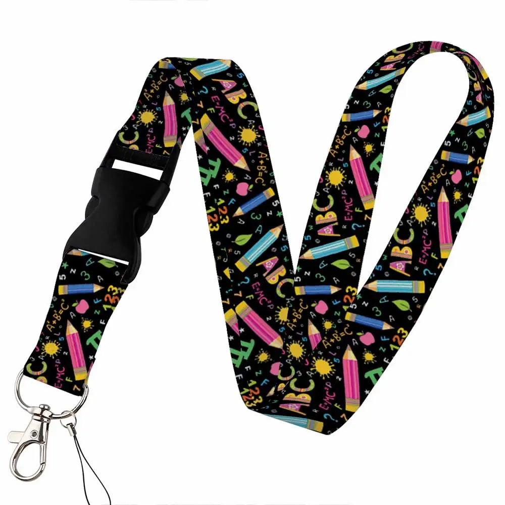 Tejesa  Lanyard Keys Chain Badge Holder ID Credit Card Pass Hang Rope Lariat Mobile Phone Charm Accessories Gifts