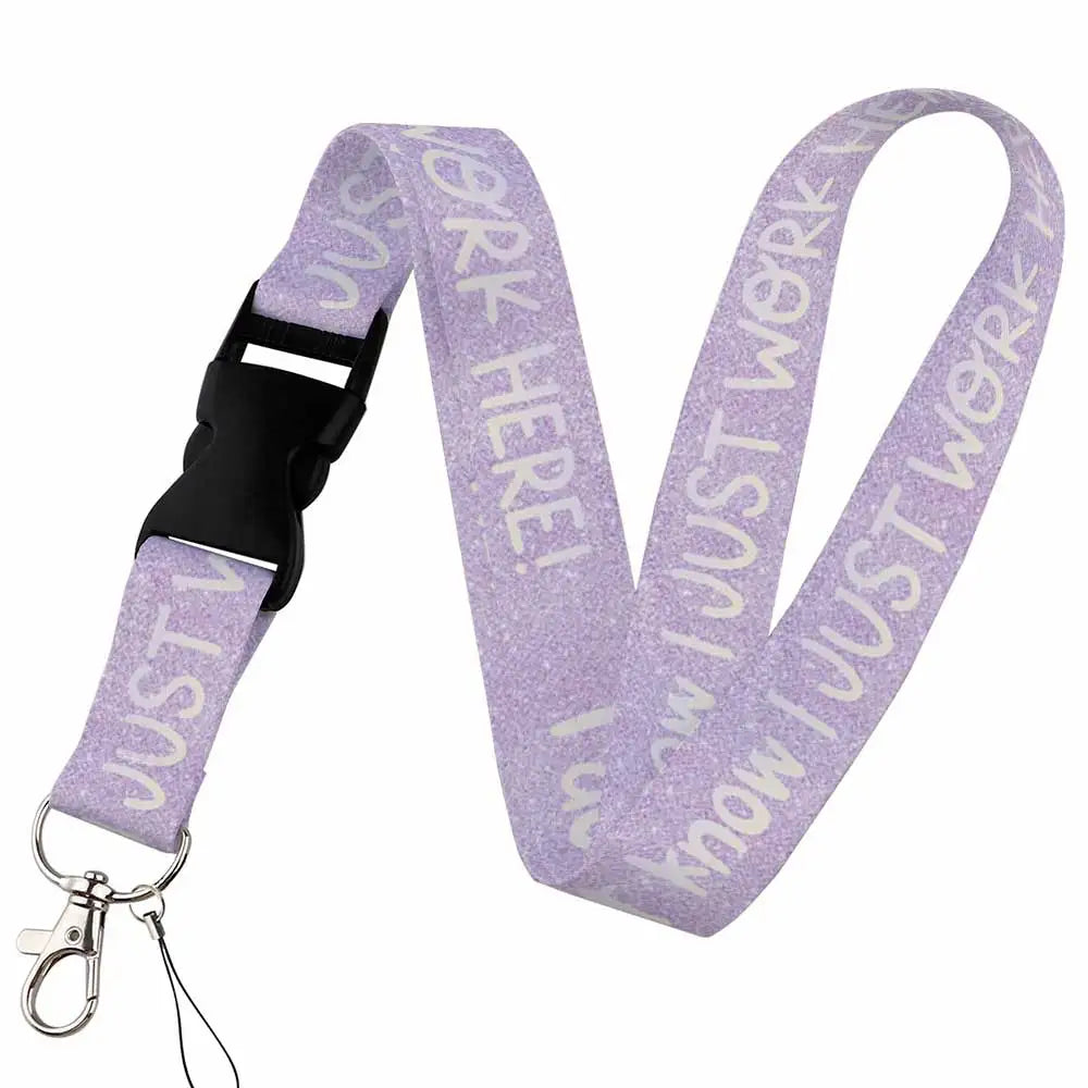 Tejesa Beautiful heart-shaped Lanyard Keys Chain Badge Holder ID Credit Card Pass Hang Rope Lariat Mobile Phone Charm Accessories Gifts