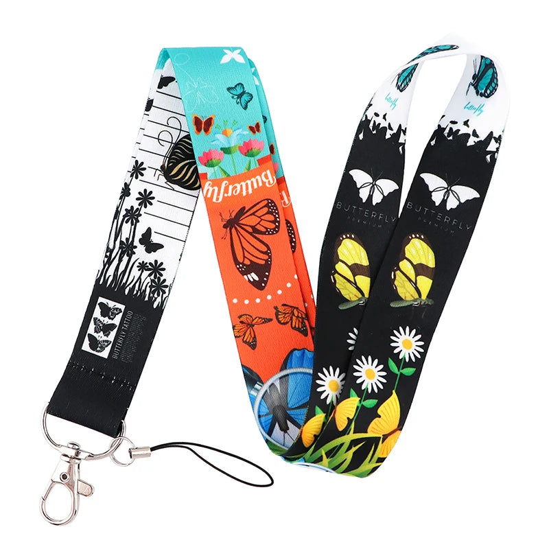 Tejesa Little daisy Lanyard for Key Cute Neck Strap Card ID Badge Holder Key Chain Accessories Wholesale