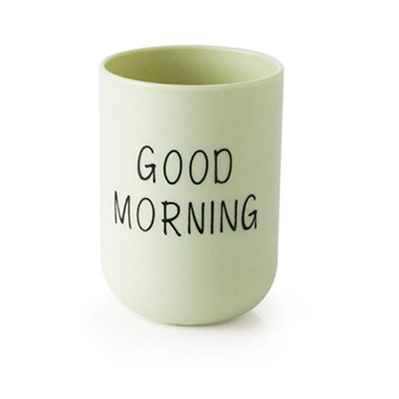 Hemasa Portable Couple Toothbrush Washing Mouth Cups Plastic Home Hotel Tooth Brush Holder Bathroom Accessories Mouthwash Storage Cups
