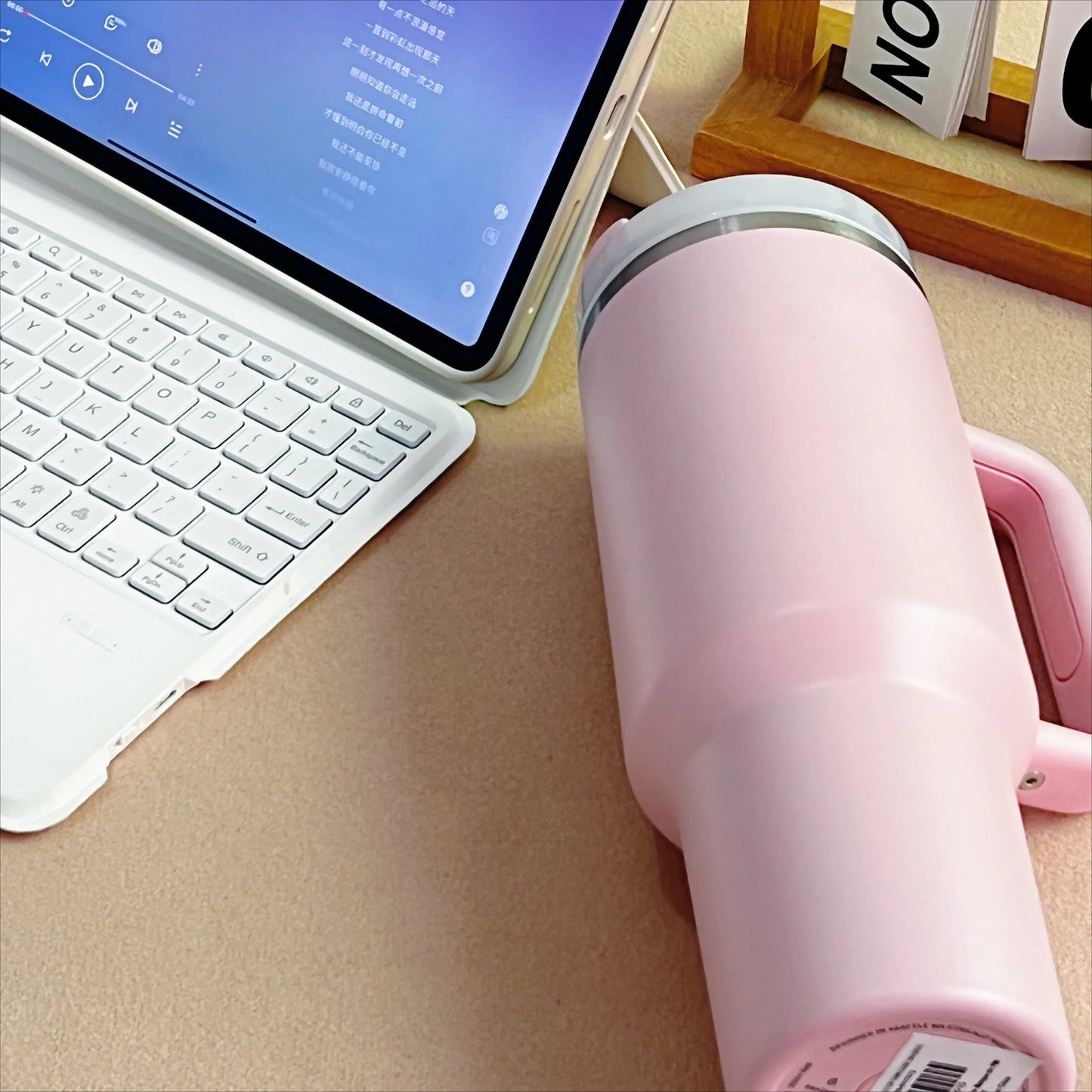 Hemasa 40oz Tumbler FlowState Straw Lid Stainless Steel Vacuum Insulated Car Mug /Double Wall Thermal Iced Travel Cup bottle