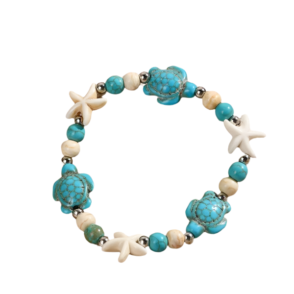Hemasa Handmade Bohemian Shell Beads Bracelets For Women Men Sea Star Turtle Conch Woven Rope Bracelet Friendship Beach Jewelry