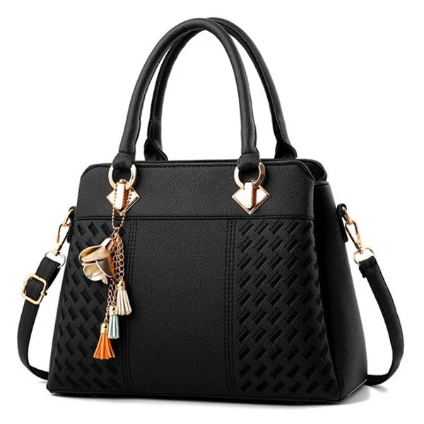Hemasa Crossbody Bag  and handbag with tassel hanging Large Capacity Female Shoulder Bags Embroidery Tote