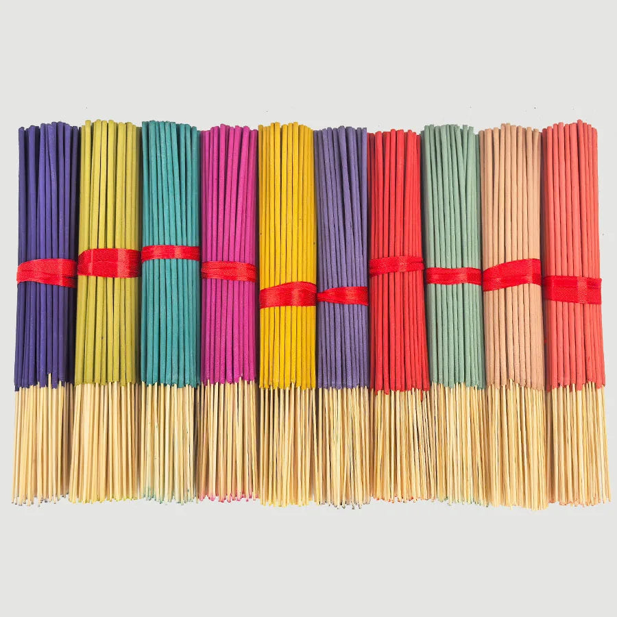 7 Sets of 140 Incense Sticks, Available in Four Seasonal Sets: Rose, Lavender, Sandalwood, Jasmine, Mint, Cherry Blossom, Herbal and Dragon Blood Wood, Each Pack Contains 20 Sticks, Suitable for Home Use, Office, Yoga, Medita