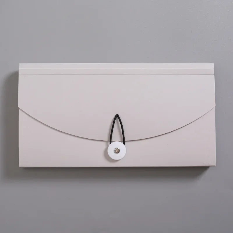 B6 PP File Folder Document Bag Receipt File Expanding Wallet Bill Folder 13 Pockets Card Ticket Holder Organizer Office Supplies