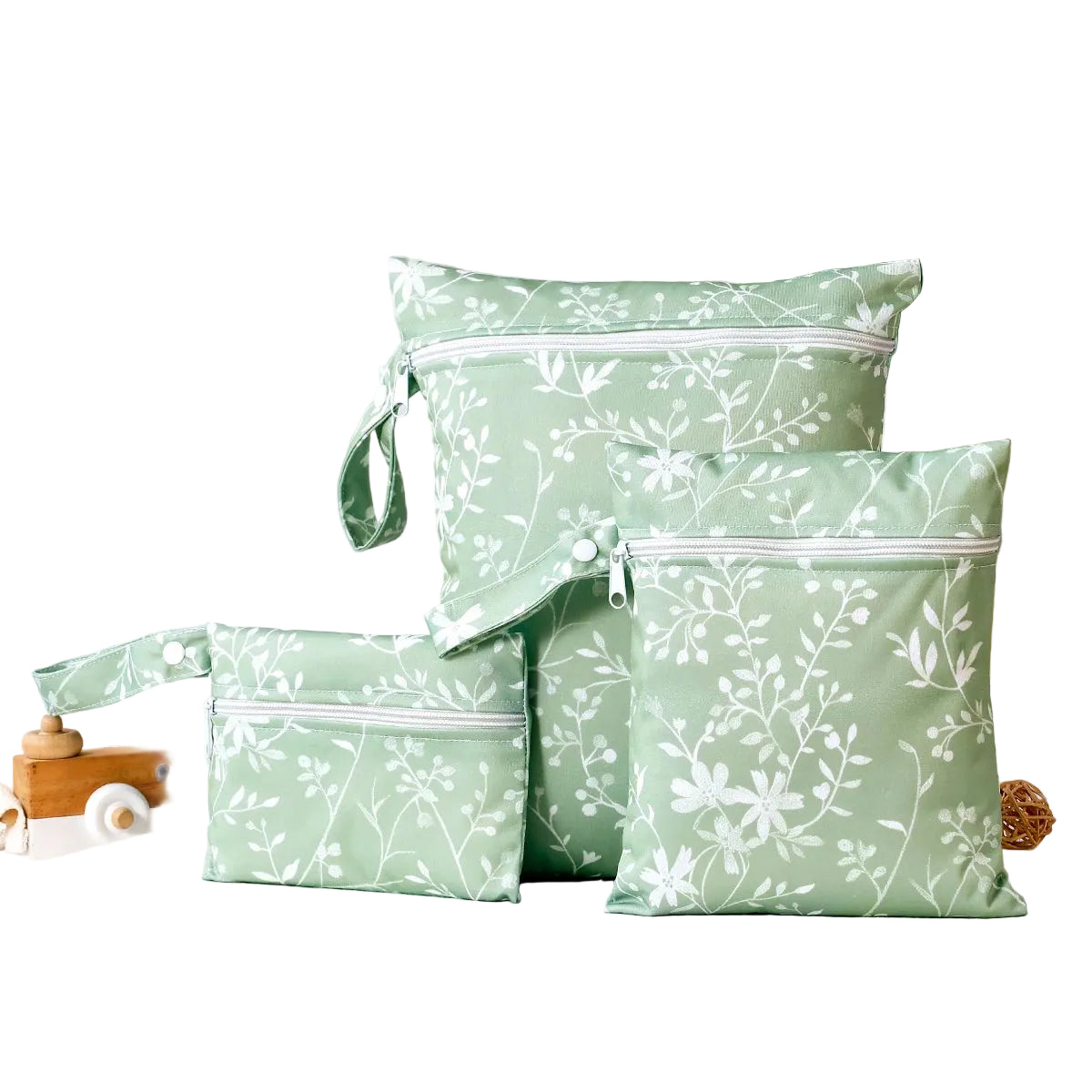 Tejesa  3pcs Set Washable Reusable Baby Blanket Storage Bag Easy Carry Multifunctional Travel Bag