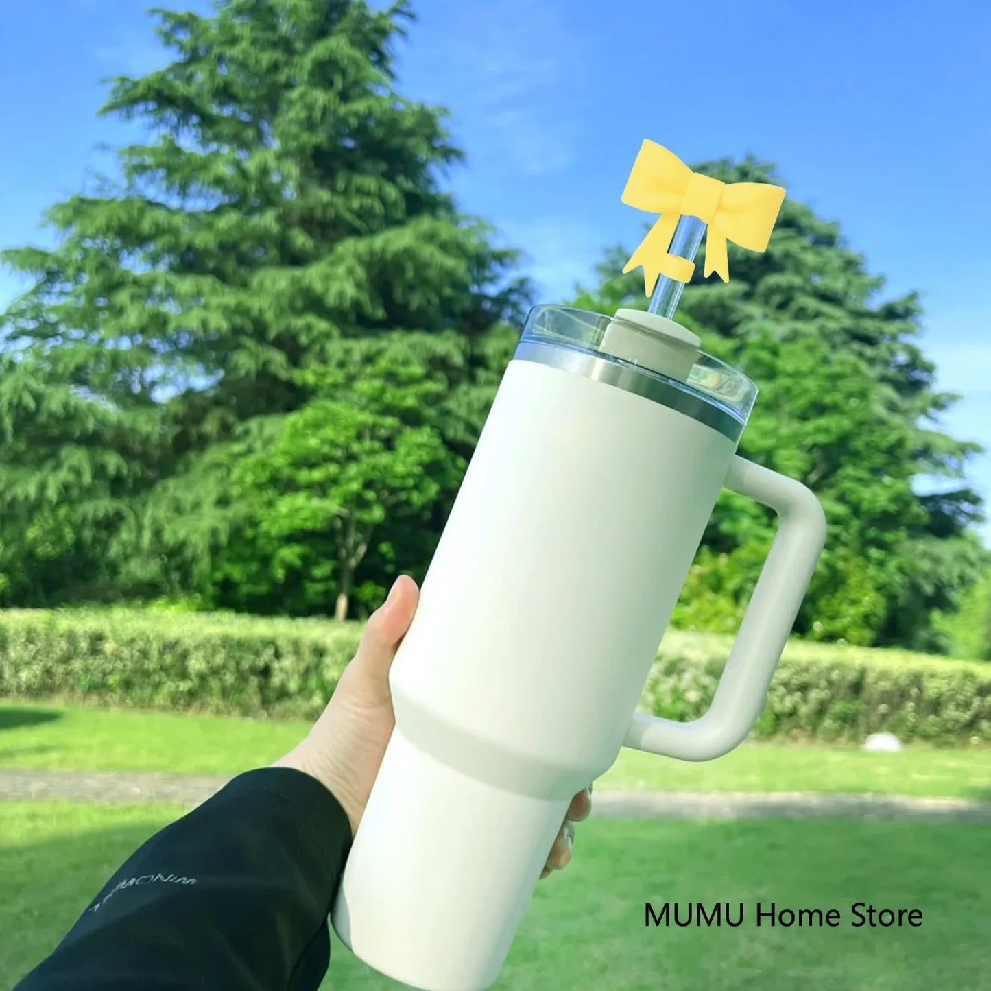 Hemasa 9pcs Accessories Set for Bottle Cup 30oz/40oz Spill Proof Stopper Flowers Straw covers