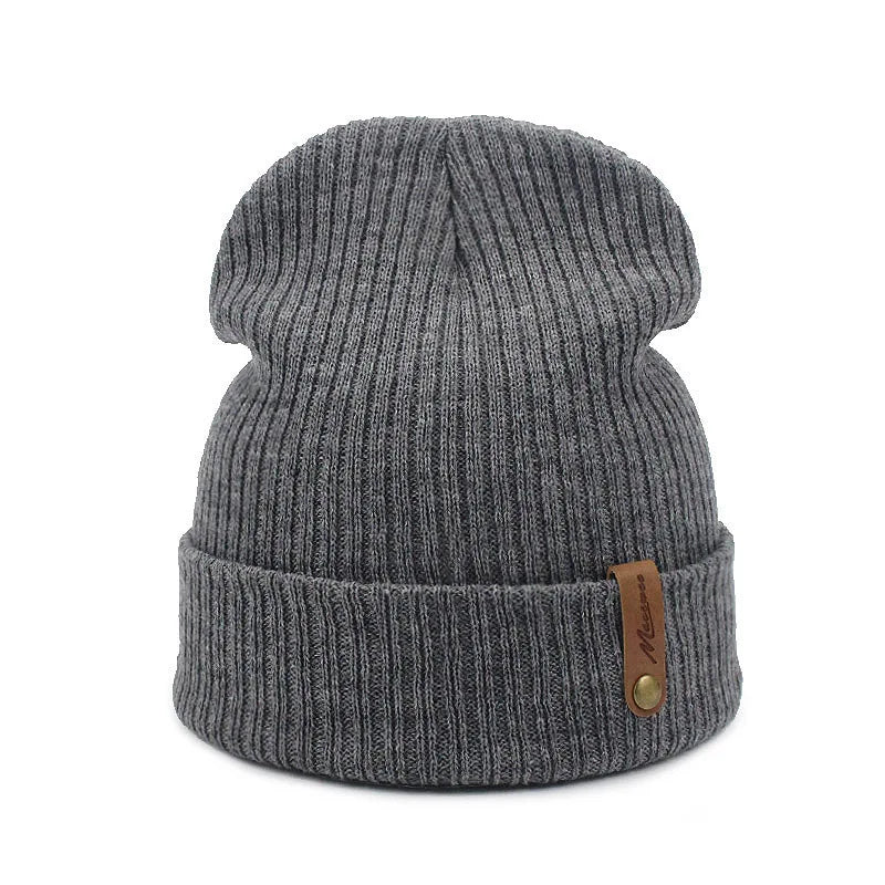 Tejesa Unisex Pull On Knit Skull Cap Winter Warm Beanie For Men Women/ Fashion Knit Hat For Men And Women