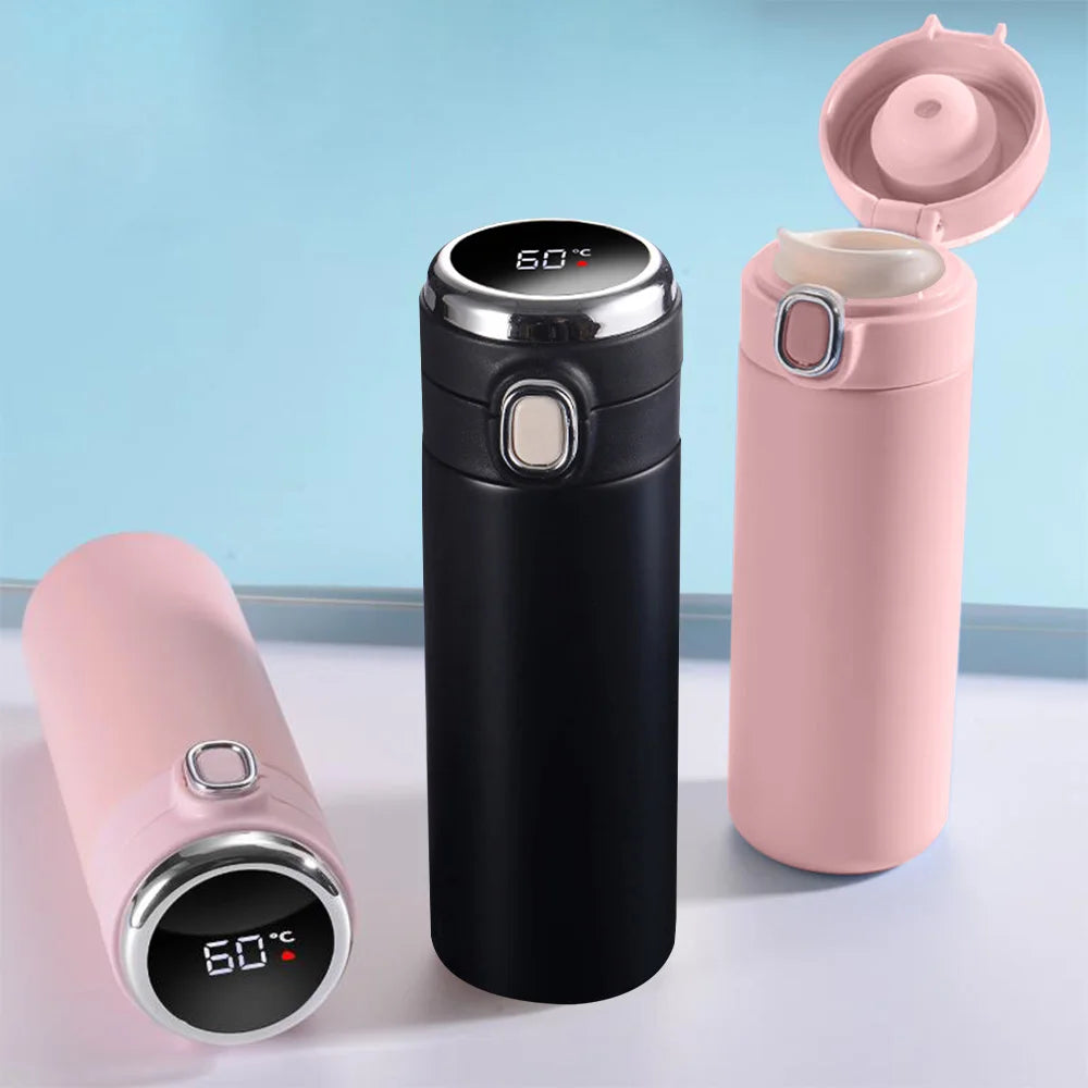 Hemasa 420ml Stainless Steel Water Bottle  Mug Leak-proof Vacuum Flask