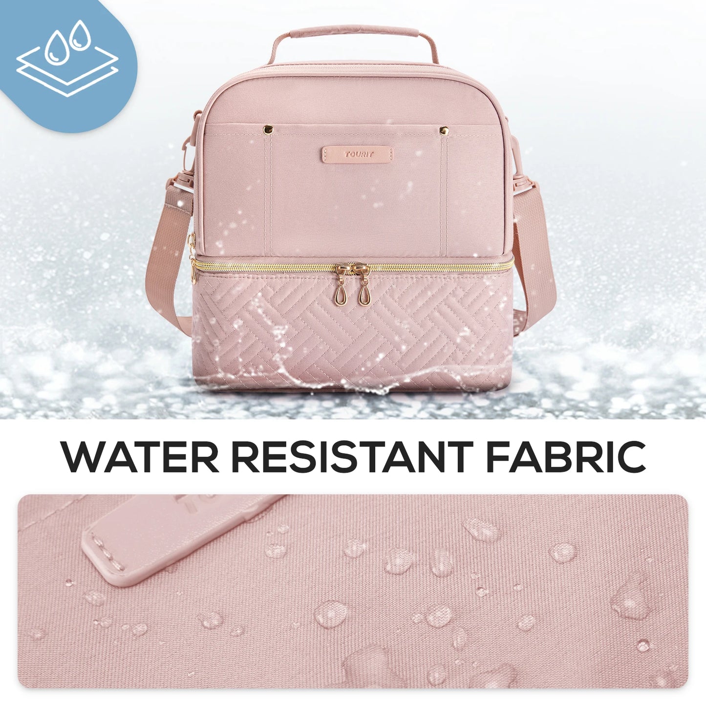 Hemas aThermal Lunch Bag for Women/ Cooler Bags for School Picnic Food Insulated Case Durable Waterproof Lunch Box