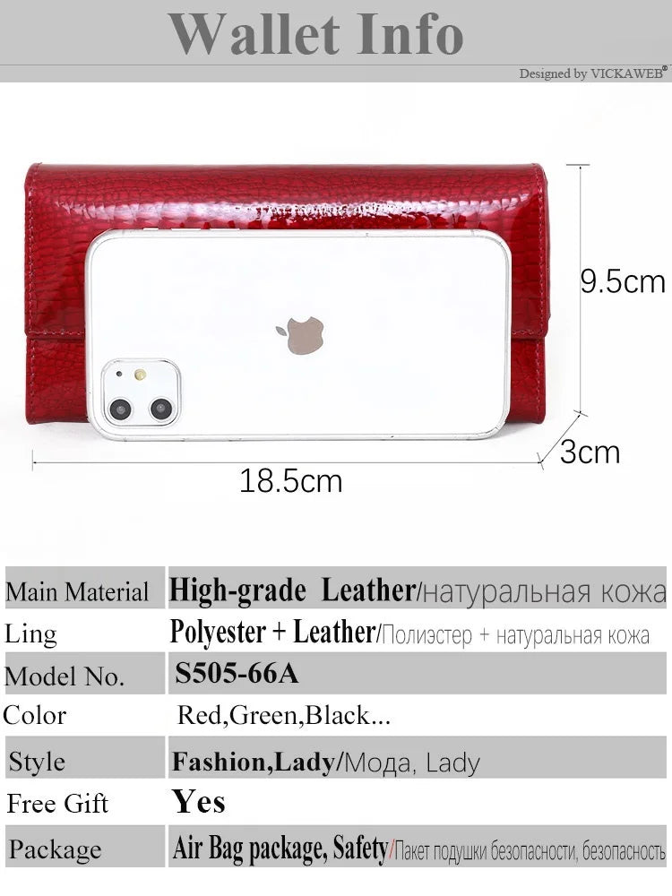 Tejesa  Women Wallet Leather Female Purse Fashion Diamonds Hasp Coin Pocket Long Design Clutch Ladies Money Bag