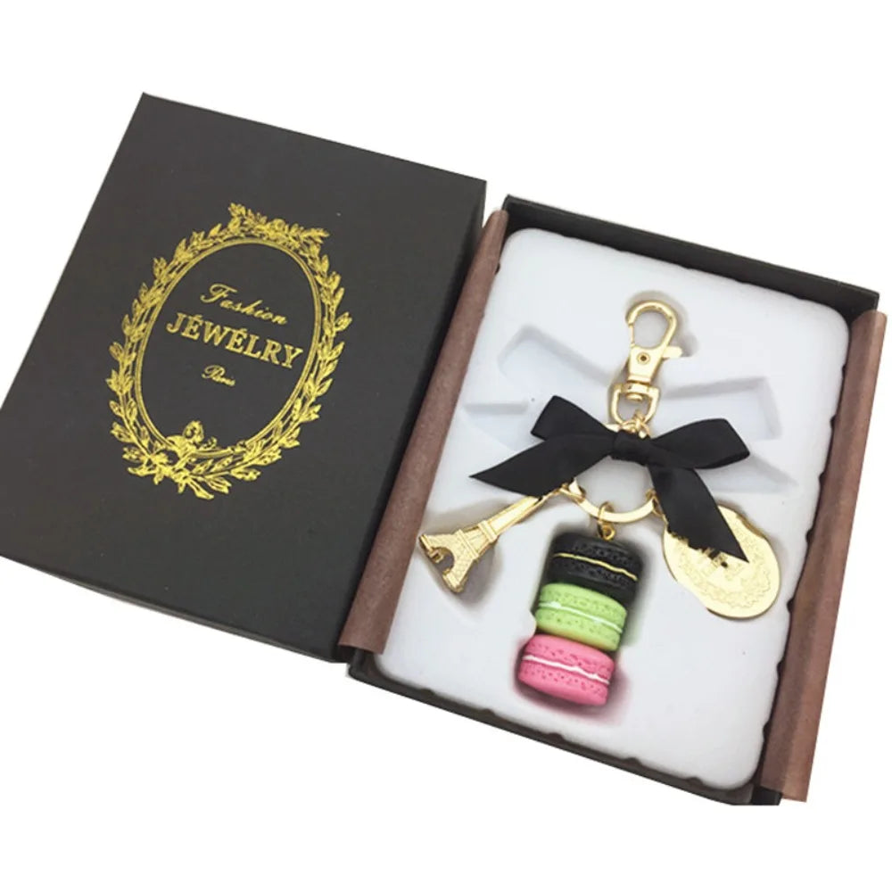 Hemasa Macaron Eiffel Tower pen key ring