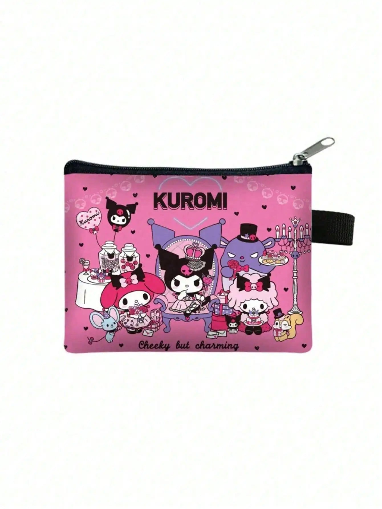 MINISO Cartoon Insulated Cinnamon Dog Kuromi Portable Lunch Bag Lunch Box Bag Student Office Workers Bring Meal Storage Bag