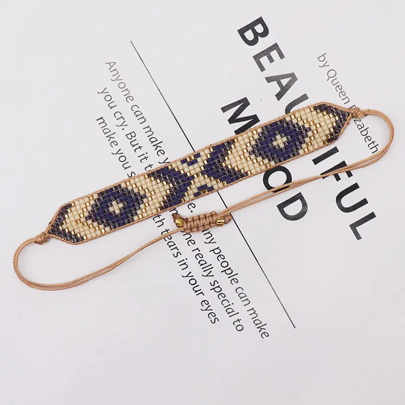 Tejesa ALIYA MIYUKI Weaving Beads Bracelets Geometry Personalized Bracelet Fashion Bohemia Jewelry Wholesale