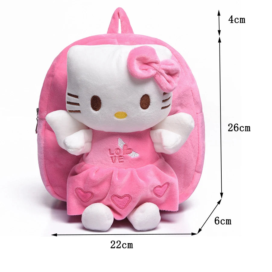 Hemasa Hello Kitty Cute Backpack Cartoon Cute Children's Schoolbag Kindergarten 1-3 Years Old Toddler Backpack