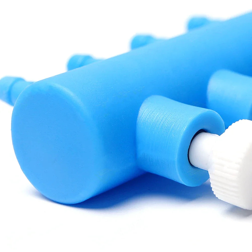 Tejesa Aquarium Air Pump Hose Splitter Air Distributor Adjustable Tracheal Shunt Single Hole Oxygen Booster Pump Adapter Accessories