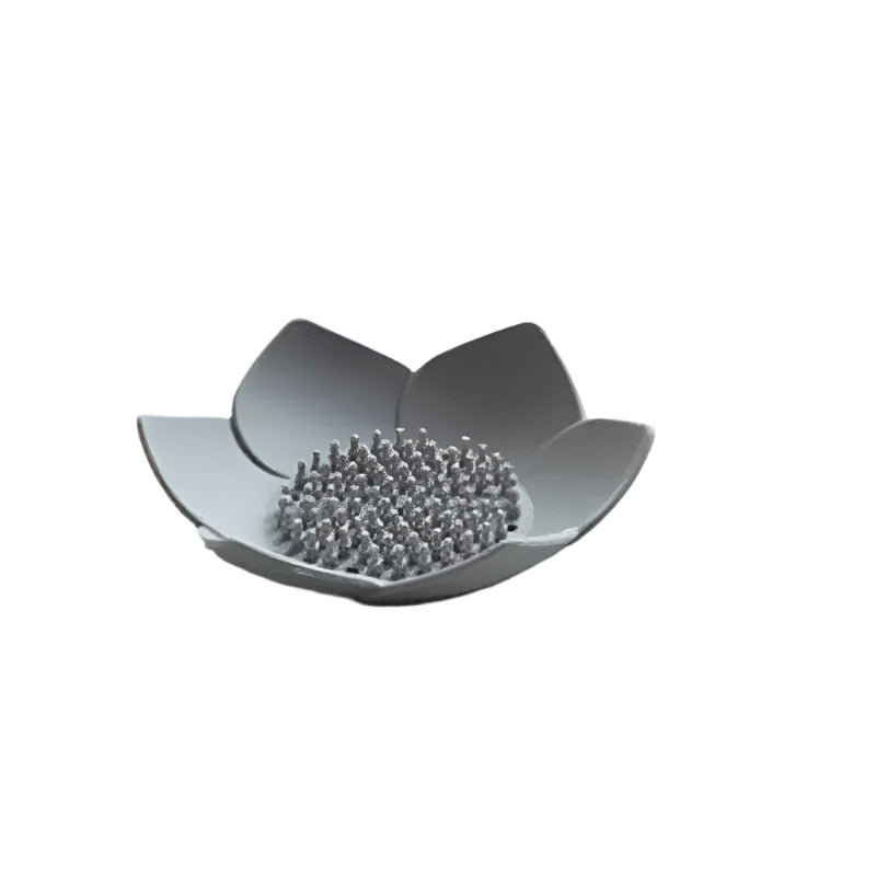 Hemasa Soap Box Lotus Shape Non-slip Portable Silicone for Draining Soap Tray Draining Soap Dish Bathroom
