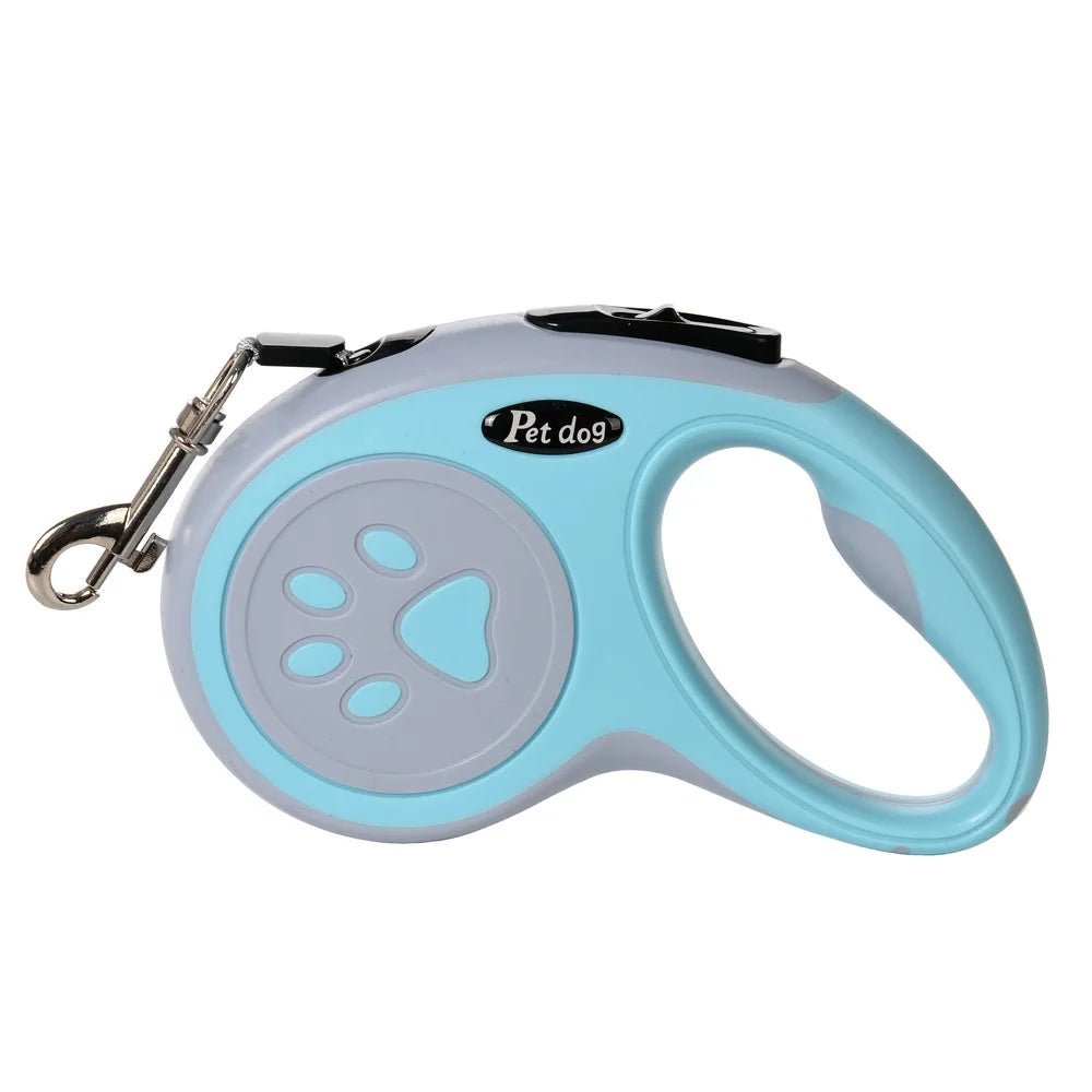 Tejesa Automatic Retractable Pet Leash, Bone Paw Print Telescopic Dog Leash, Dog Leash, Dog Leash