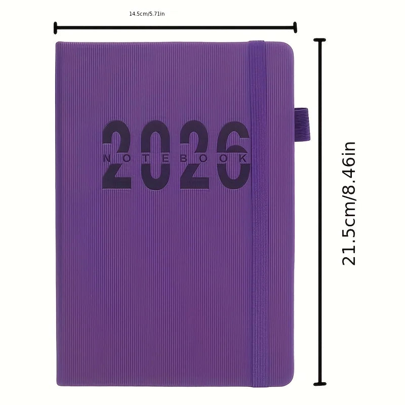 2026 Notebook - Elegant Minimalist Design, 2026 Calendar Page, 2026 New Year Gift, Writing Notebook