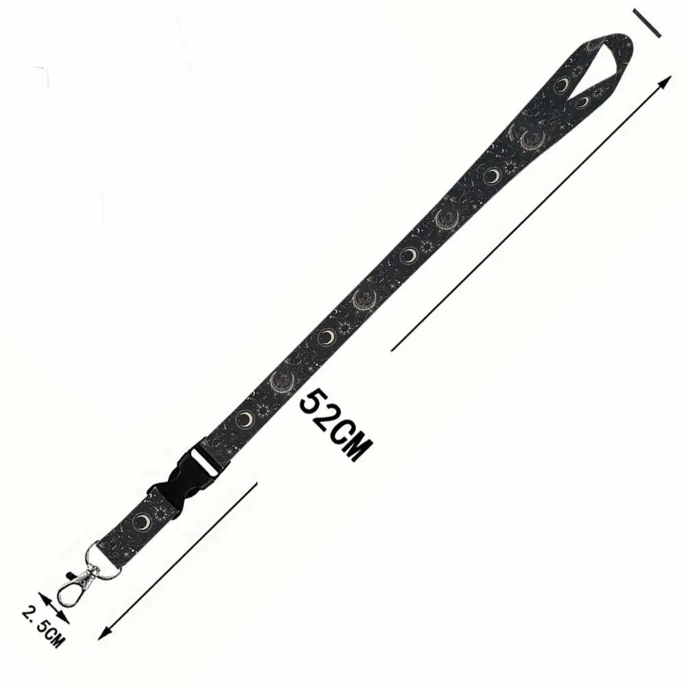 Tejesa Starlit sky Lanyard Keys Chain Badge Holder ID Credit Card Pass Hang Rope Lariat Mobile Phone Charm