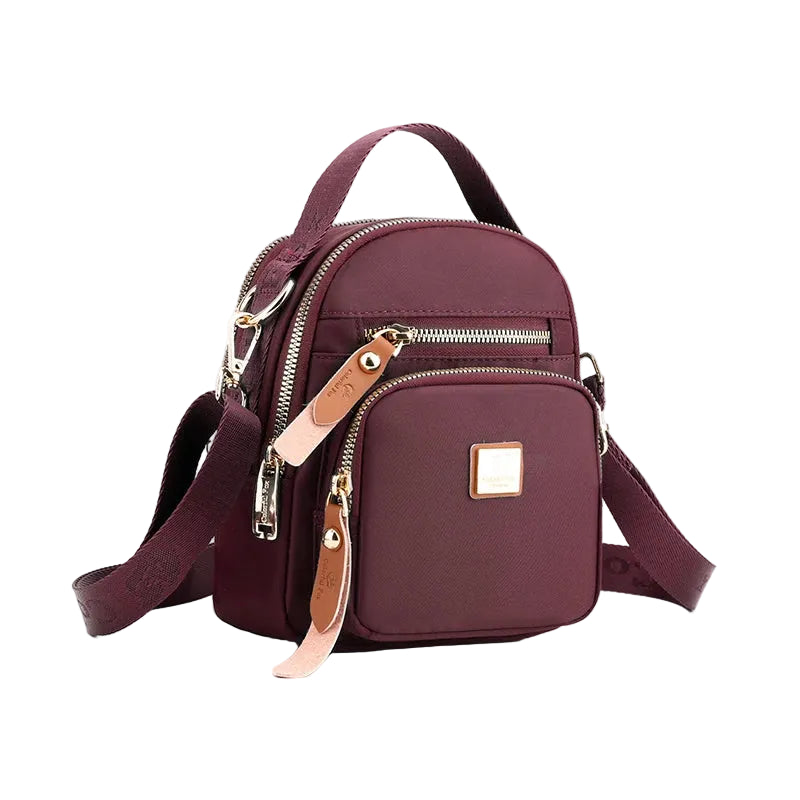 Tejesa Multi Pockets Women Shoulder Bag High Quality Durable Fabric Small Handbag Pretty Style Girls Shopping Phone Bag