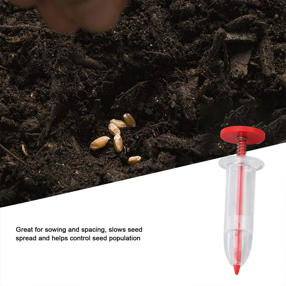 Tejesa 2 Mini Seeder Manual Seeder Small Seeder Adjustable Multi-functional Gardening Seed Planter Handheld Flower and Plant Sowing Tool