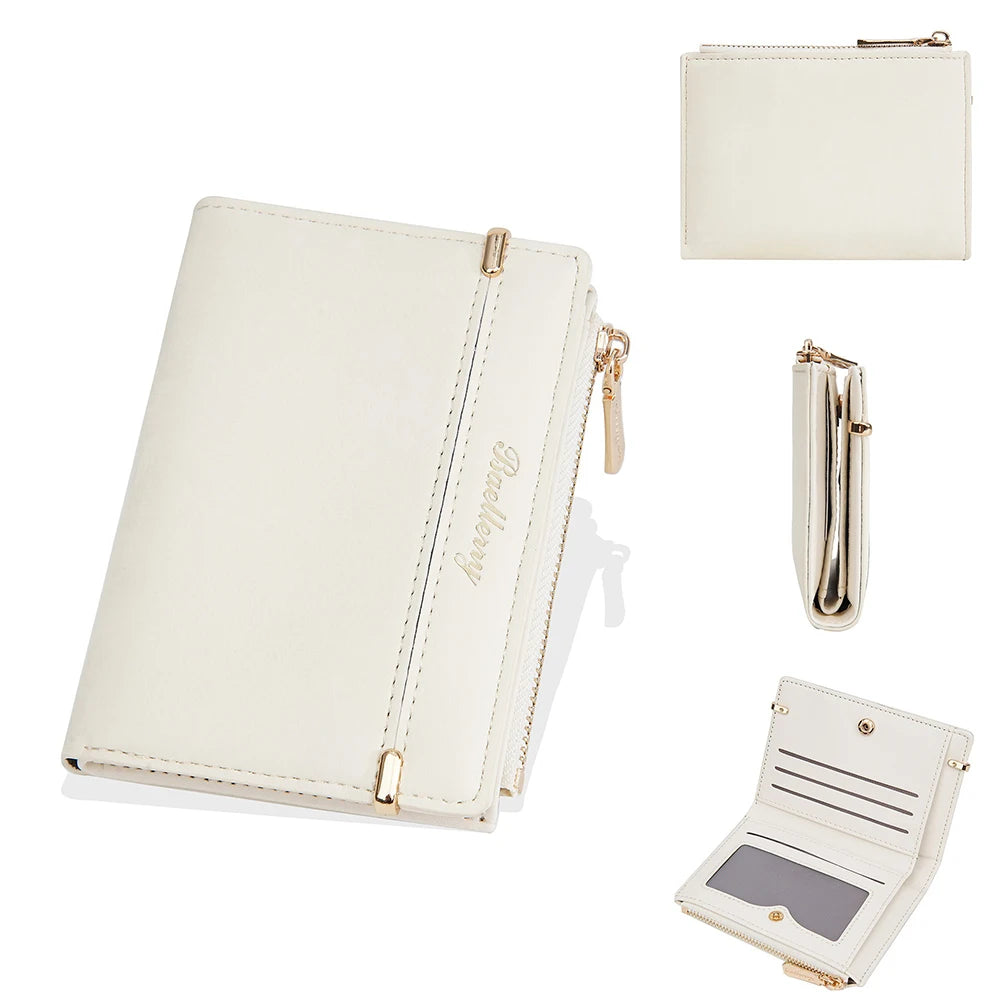 Luxury Ins Fashion Wallet for Women, Baellerry Slim Short Purse with Multi Card Slots, RFID Protection Gift