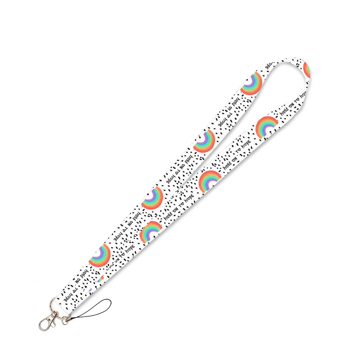 Tejesa 2pcs Beautiful Lanyard Keys Chain Badge Holder ID Credit Card Pass Hang Rope Lariat Mobile Phone Charm Accessories Gifts Wholesale