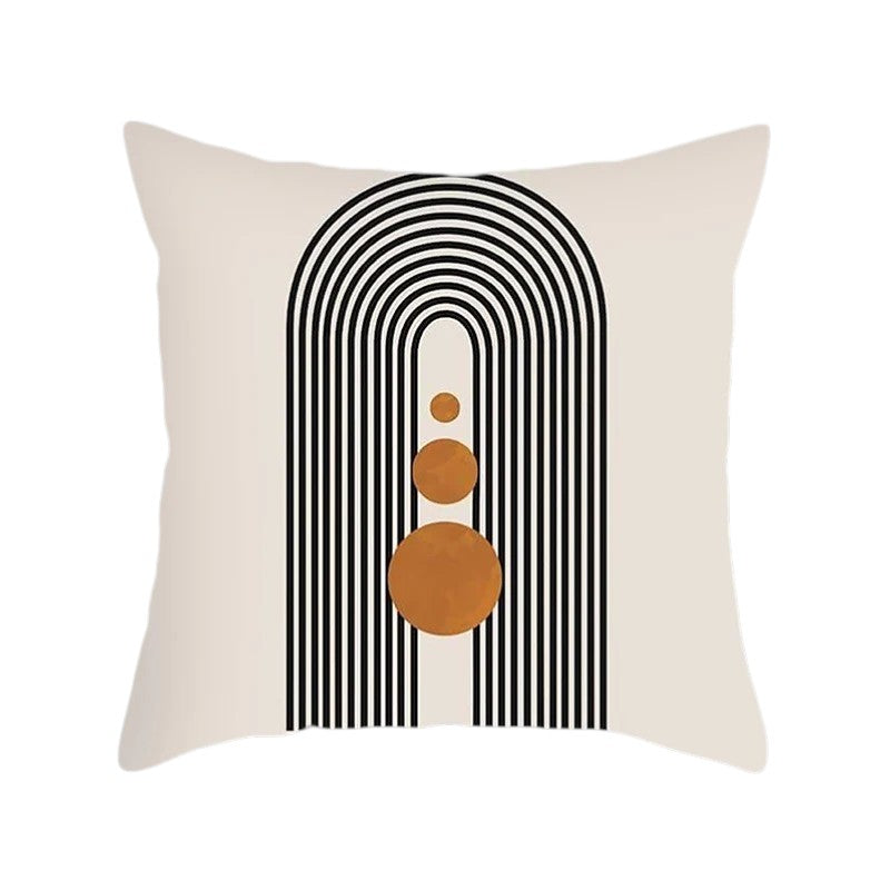 Hemasa Abstract Geometric Decorative Pillowcase Sofa Cushion Cover Soft Throw   Home Office Bedroom