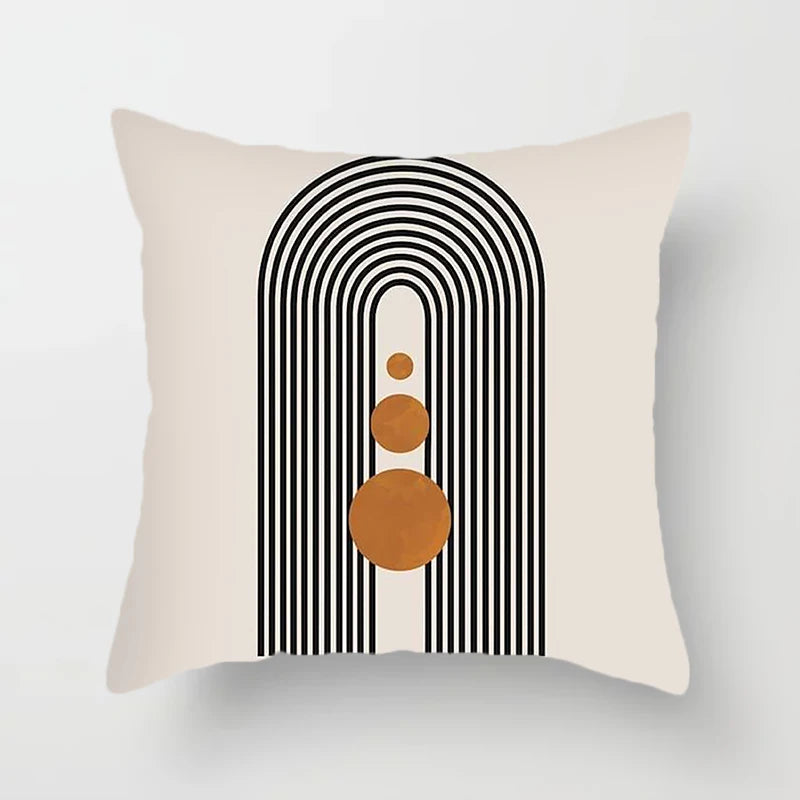 Hemasa Abstract Geometric Decorative Pillowcase Sofa Cushion Cover Soft Throw   Home Office Bedroom