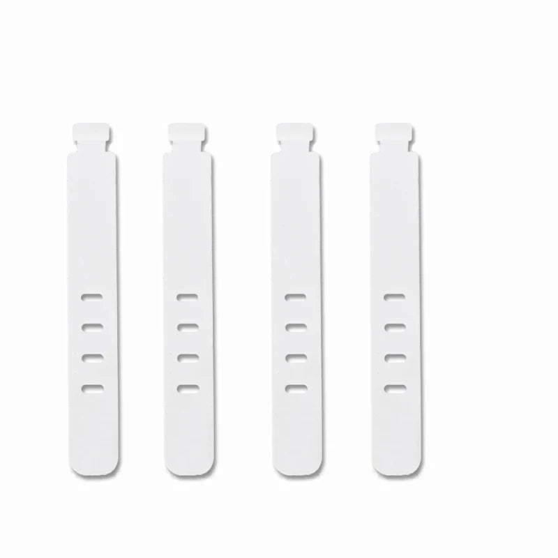 Tejesa 20/12 Pcs  Cable Ties Cord Organizer Management Silicone Wire Holder Straps Zip Clips Reusable Tie Wraps Keeperwinder Rubber
