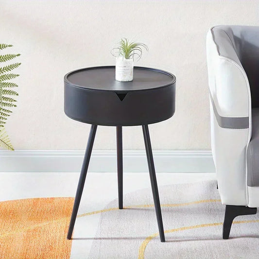 Sofa Side Bedside Coffee Table Desk Space-Saving Table Versatile Bedside/Coffee Use, Modern Design, Easy to Clean