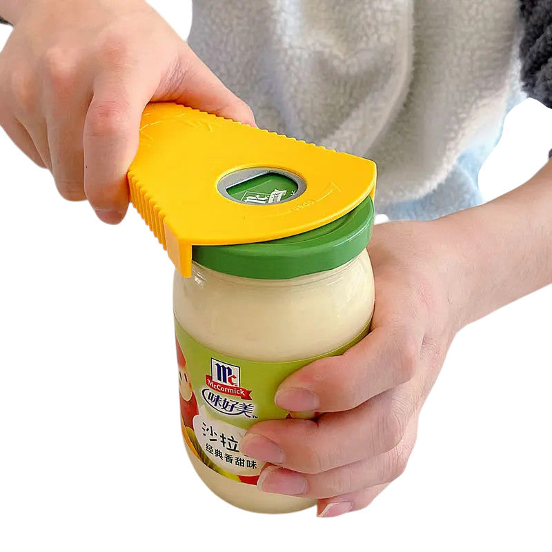 Hemasa Can Opener Multifunctional Bottle Opener Jar Opener for Beer Coke Jam Beverage
