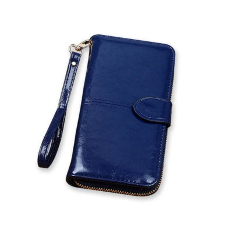 Pu Leather Women Wallets Women Purses Fashion Long Zipper Women's leather Money Coin Holder Female Purse Female Purse Zipper