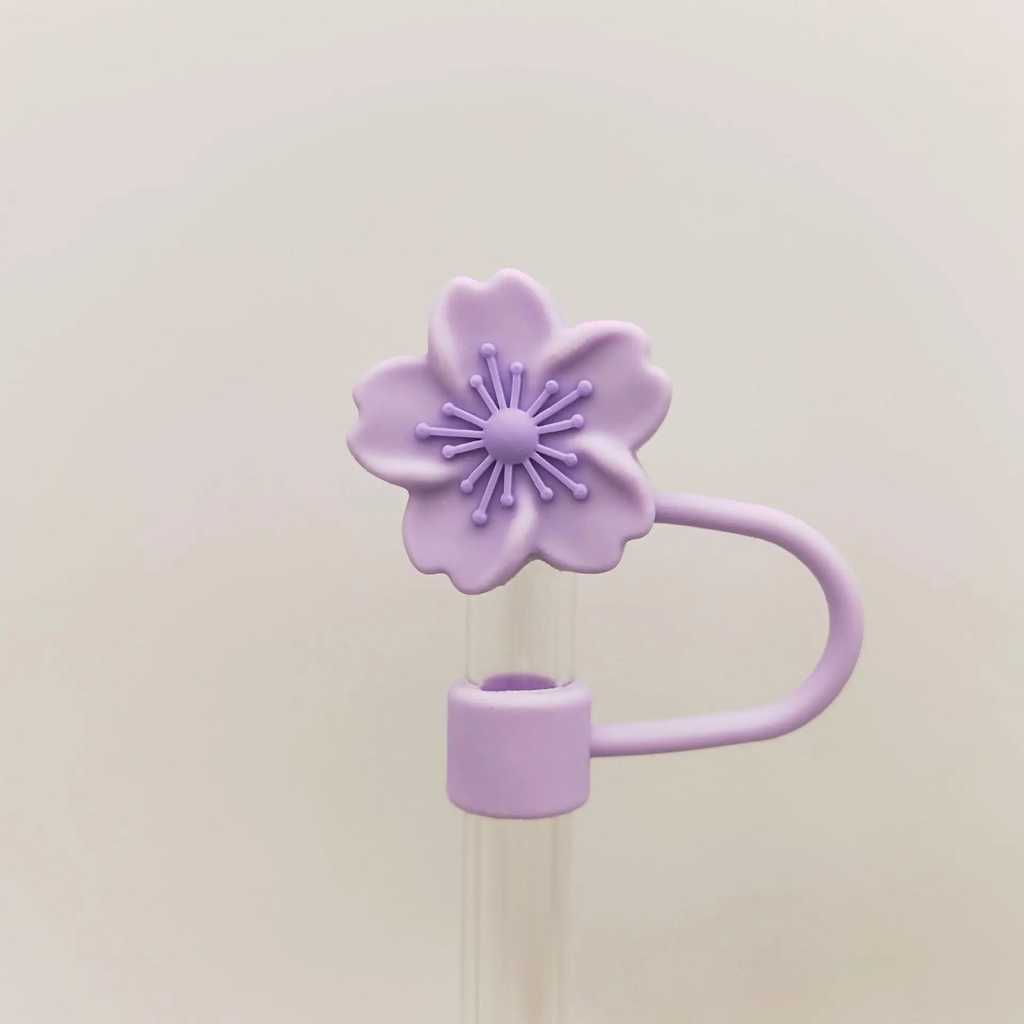 Flower Straw Cover Caps Silicone Straw Tips Lid 10mm Reusable Dust-Proof Straw Topper For Stanleys Cup Party Decor