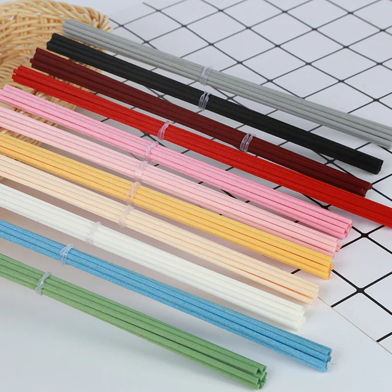 Hemasa 6pcs Fiber Sticks Diffuser Aromatherapy Volatil Replacement Stick  Rattan Sticks Perfume Volatiles for Home Decor Oil Diffuser
