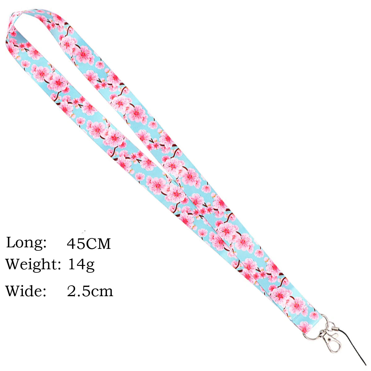 Tejesa 2pcs Beautiful Lanyard Keys Chain Badge Holder ID Credit Card Pass Hang Rope Lariat Mobile Phone Charm Accessories Gifts Wholesale