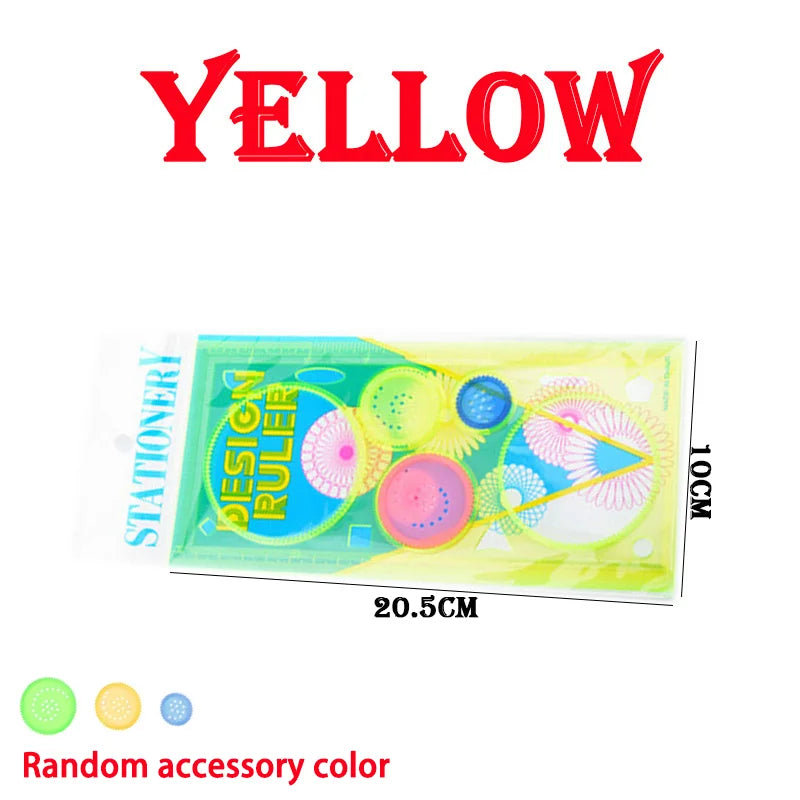 Hemasa Geometry Spirograph Drawing Stencils Set Painting Template Art Crafts   Ruler