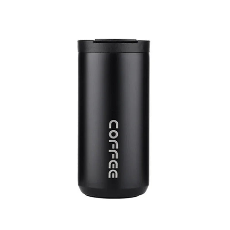Hemasa Stainless Steel Coffee Mug with Lid /Thermal Cup for Water Cafe Travel Drinkware Insulated Water Bottle 400ml