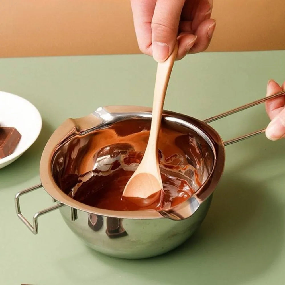 Stainless Steel Candle Wax Melting Boiler Pot Long Handle Chocolate Butter Melting Pot Pan DIY Handmade Candle Soap Making Tool