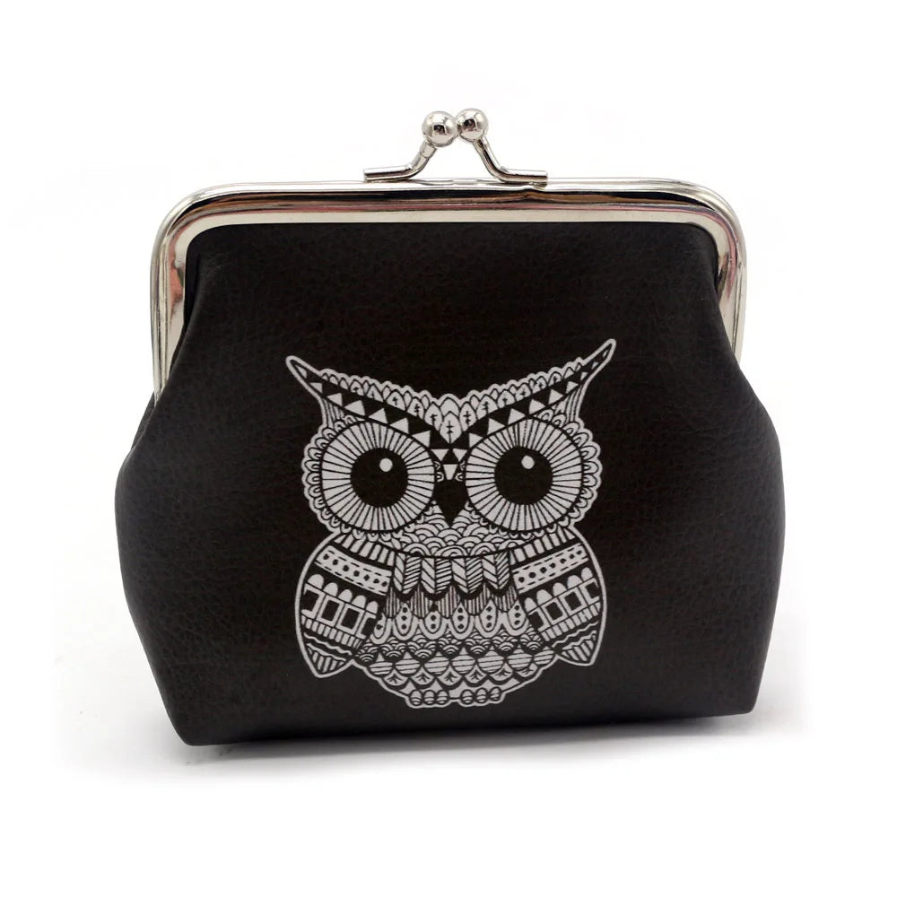 Hemasa Lovely Owl Pattern Printing Hasp Small Wallets 1PCS Hot Selling Wallet Women Purse Girl Cute Coin Purse Wallet