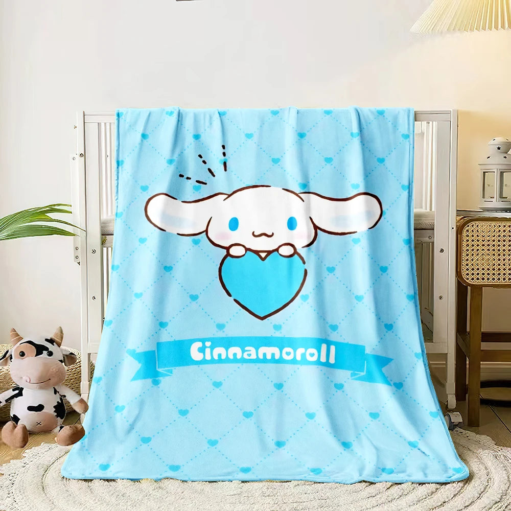 Hemasa Lightweight Flannel Throw for Bed, Travel, Camping, Livingroom, Office, Couch,Chair
