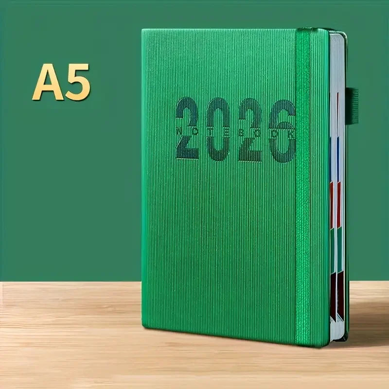 2026 Notebook - Elegant Minimalist Design, 2026 Calendar Page, 2026 New Year Gift, Writing Notebook